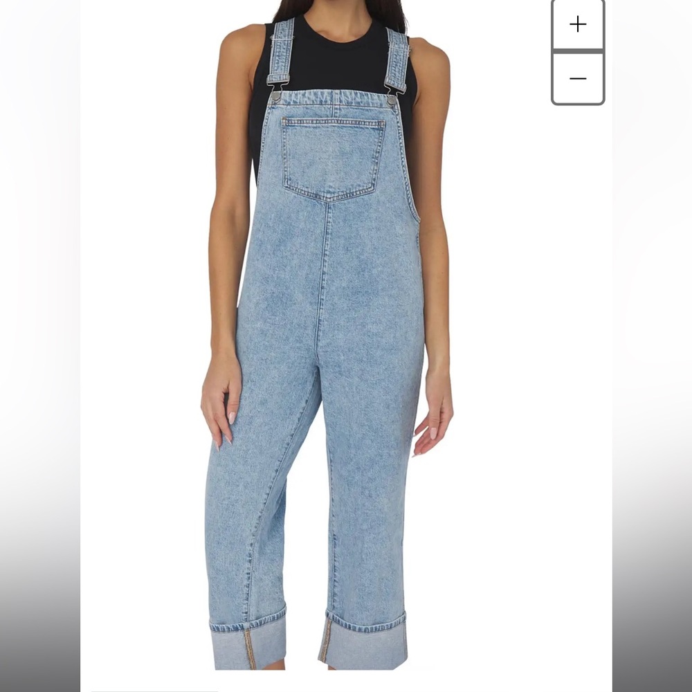 NWT Culotte Cuffed Overalls